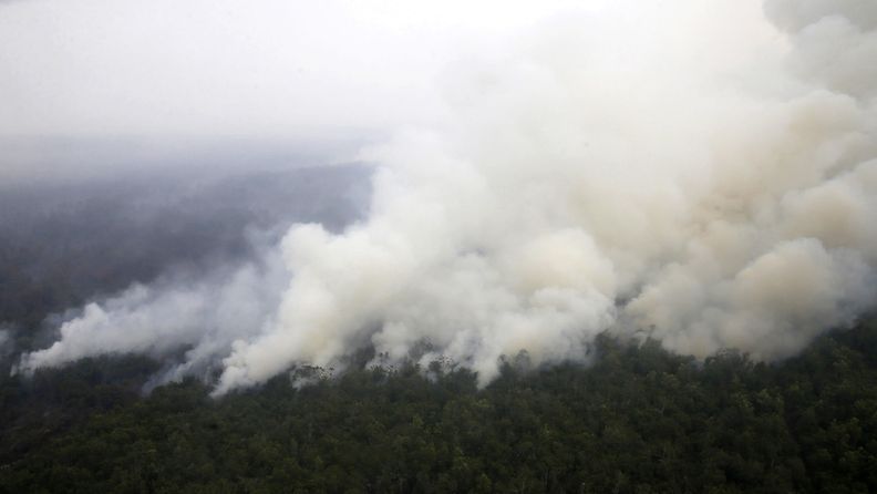 Indonesia, metsäpalot, savu, päästöt