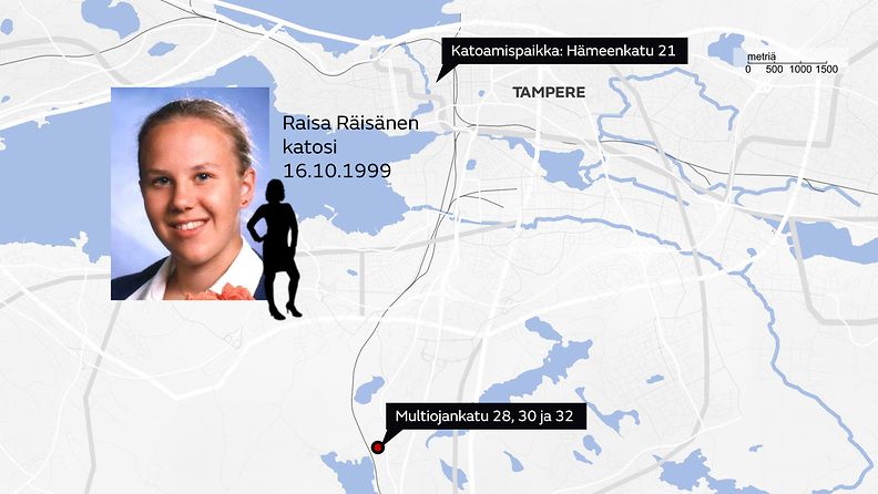 Raisa Räisänen Tampere kadonnut kartta