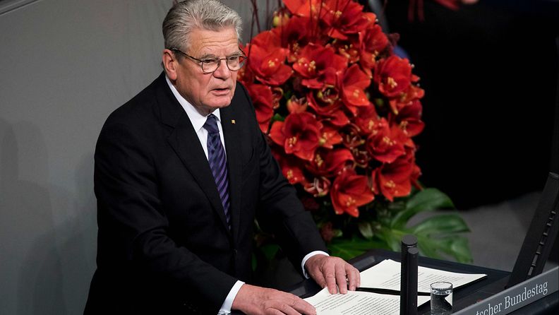 Saksan presidentti Joachim Gauck
