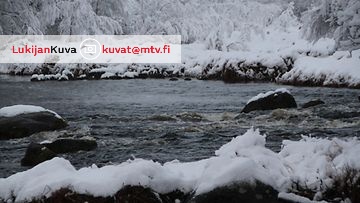 Lunta Herraskoskella Virroilla 21. marraskuuta 2015. Kuva: Sirpa Jyske