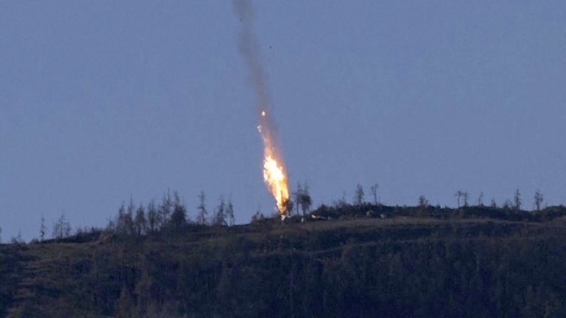 Turkki kone hävittäjä alas ampuminen venäjä su-24 syyria (1)