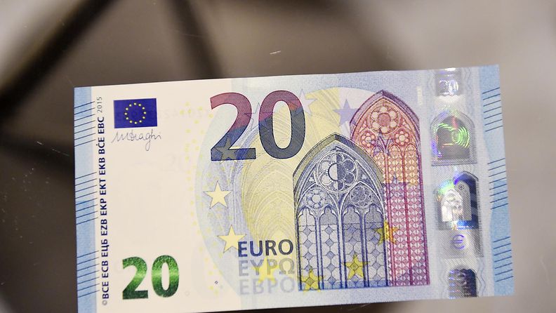 Uusi kaksikymppinen euroa kaksikymmentä