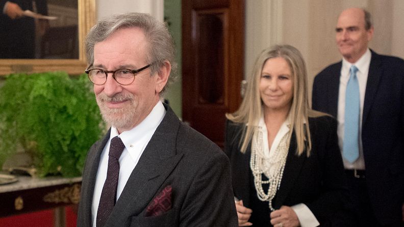 Steven Spielberg ja Barbara Streisand 22.11.2015