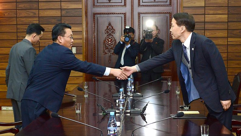Pohjois-Korea Etelä-Korea tapaaminen koreat