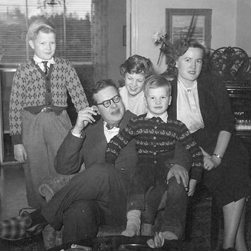 Toivo Kärki 1951 ja perhe