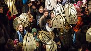 Talvipäivänseisausta juhlitaan Brightonissa  Burning the Clocks -paraatissa 2014 Copyright: Julia Claxton / Barcroft Media/ All Over Press. Photographer: Julia Claxton / Barcroft Media.