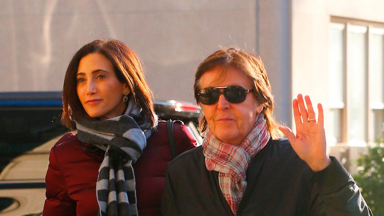 Paul McCartney ja Nancy Shevell 21.11.2015