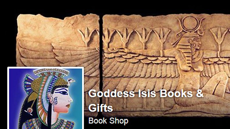 Isis-kirjakauppa. Kuvakaappaus FB-sivuilta