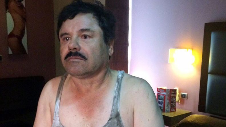 Pidätetty huumeparoni El Chapo hotellihuoneessa Los Mochisissa