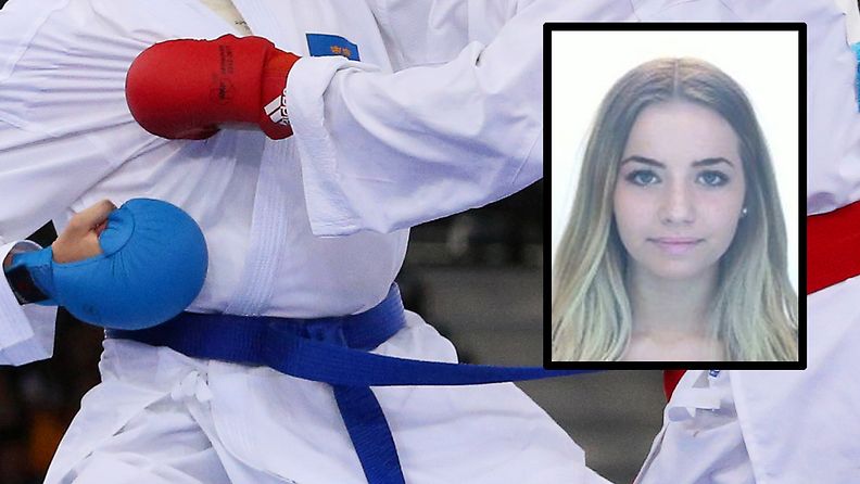 Karateklubi mainosti itsepuolustuskurssiaan muun muassa murhatun Lisa Holmin nimeä käyttämällä. Kuvituskuva.