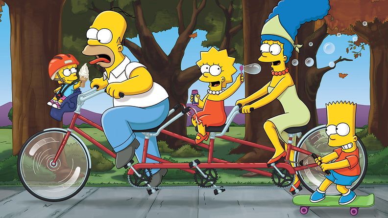 Simpsons_TandemBikePoster_R1