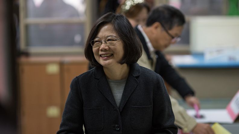 Tsai Ing-wen Taiwanin ensimmäinen naispresidentti