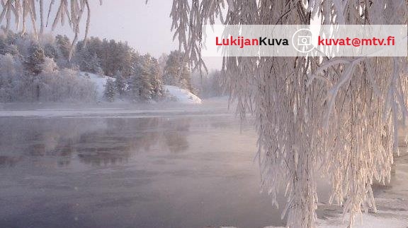Kyrönsalmi Savonlinna talvi kylmä pakkanen lukijan kuva