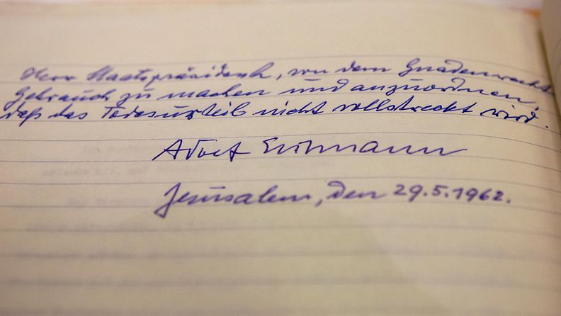 adolf eichmann natsi kirje holokausti