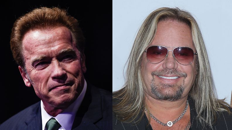 Arnold Schwarzenegger ja Vince Neil 2015