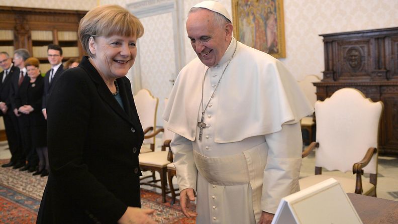 Angela Merkel ja paavi
