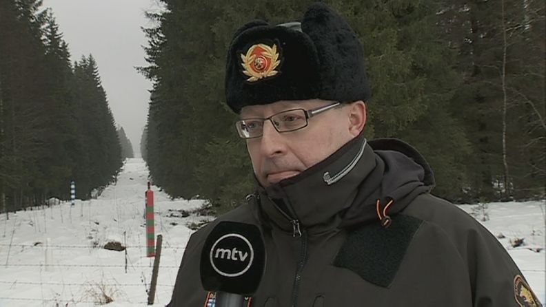 Pohjois-Karjalan rajavartioston komentaja, eversti Olli Lampinen.