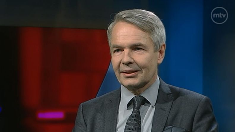 Kansanedustaja Pekka Haavisto Uutisvirrassa 24. helmikuuta 2016.