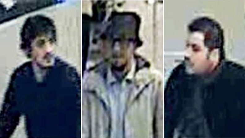 Belgian poliisi julkaisi valvontakamerakuvat epäillyistä, joiden uskotaan iskeneen eilen Brysselin lentokentälle.