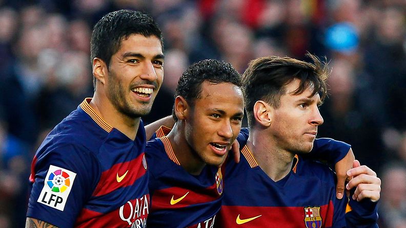 Neymar, Suarez, Messi, 2016