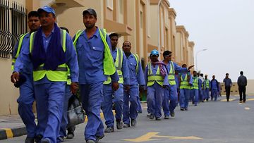 Qatar työntekijät jalkapallo