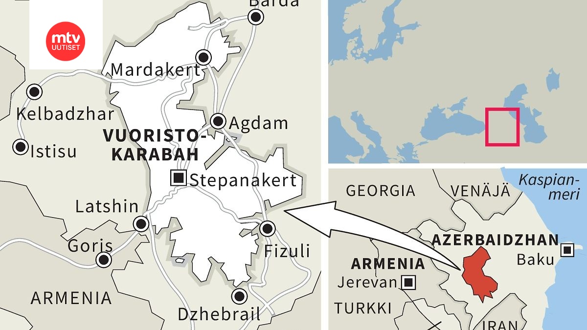 Vuoristo-Karabahin levottomuuksissa kuollut jo yli 60 ihmistä -  