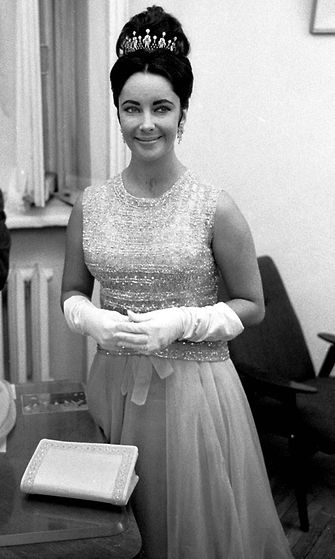 Elizabeth Taylor Moskovan Kansainvälisillä filmifestivaaleilla 19. heinäkuuta 1961. 