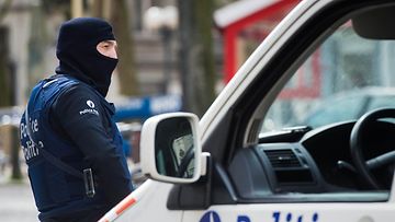 Poliisioperaatio Brysselissä 9. huhtikuuta 2016.