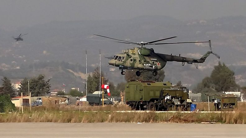 syyria helikopteri venäjä sota sotilaskopteri