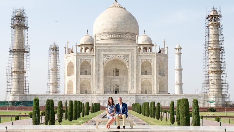 William Catherine Taj Mahal