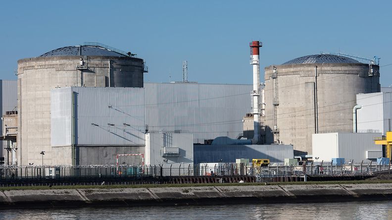 Fessenheimin ydinvoimala Ranskassa. 
