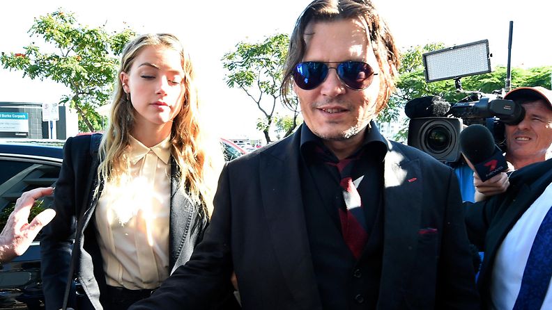 Johnny Depp ja Amber Heard 17.4.2016 1
