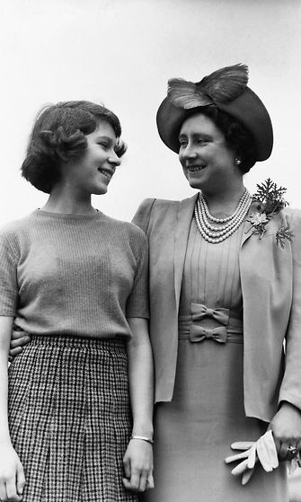 Kuningatar ja prinsessa Elisabet vuosi 1940