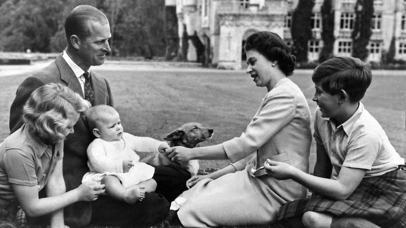 Kuningatar Elisabeth ja perhe 1960