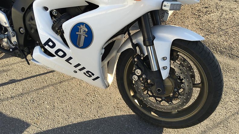 Poliisi moottoripyörä 
