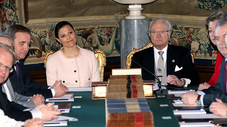 Ruotsin konselji 21.4.2016 Victoria ja Kaarle Kustaa 2