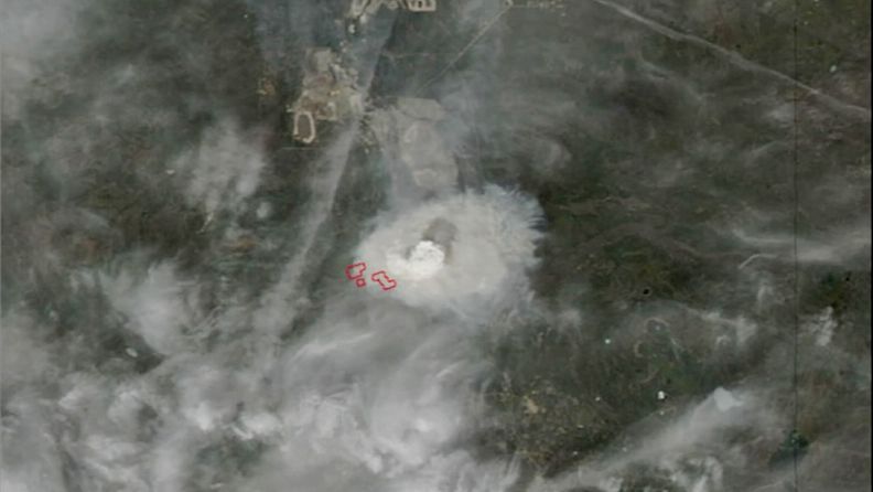 CA wildfires space nasa