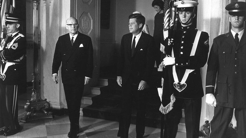 Urho Kekkonen ja John F. Kennedy