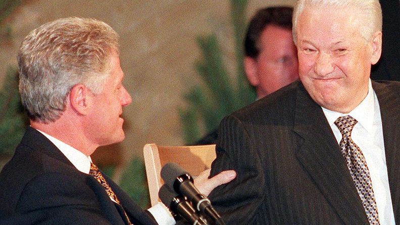 Bill Clinton ja Boris Jeltsin