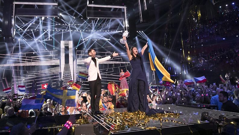 Euroviisut voittaja Ukraina Jamala 14.5.2016 8