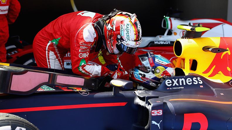 Sebastian Vettel, Max Verstappen, 2016
