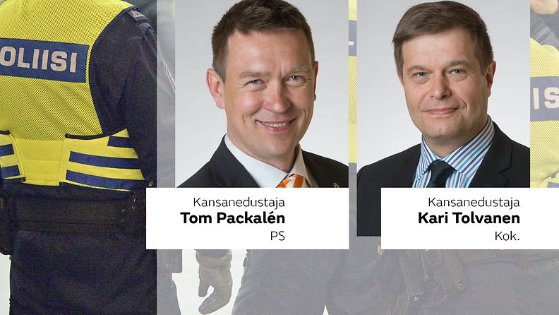 Tom Erik Packalén Kari Tolvanen poliisit kansanedustaja