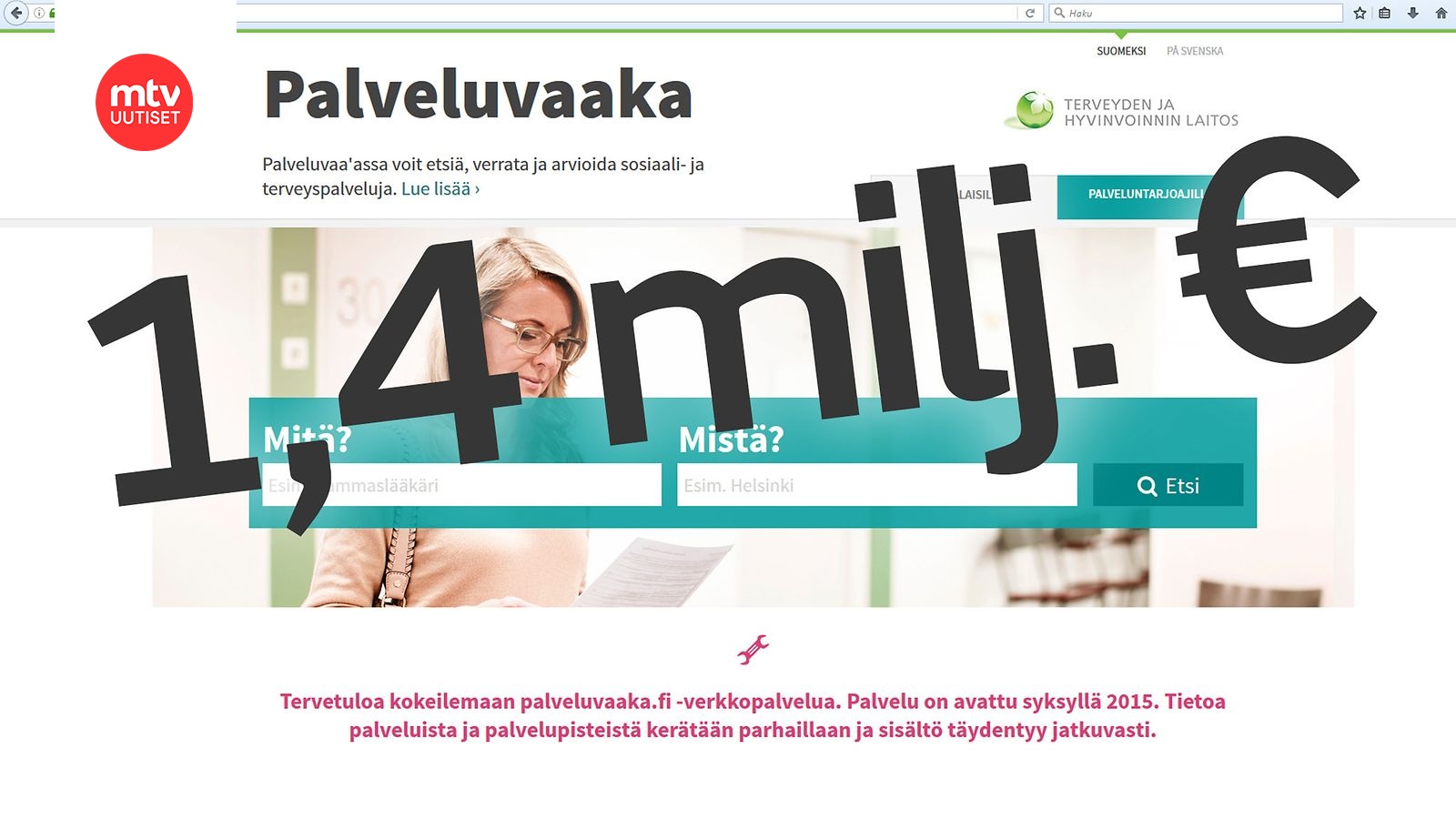 THL:n Verkkopalvelu Maksanut Jo 1,4 Miljoonaa Euroa – Startup-yritys ...