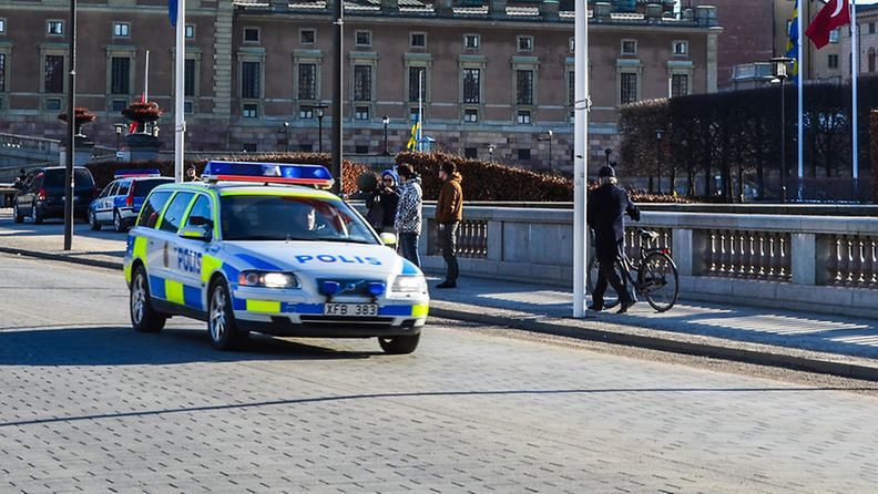 poliisiauto ruotsissa