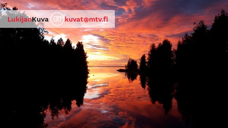 Maria Joensuu, lukijan kuva, Alajärvi, auringonlasku