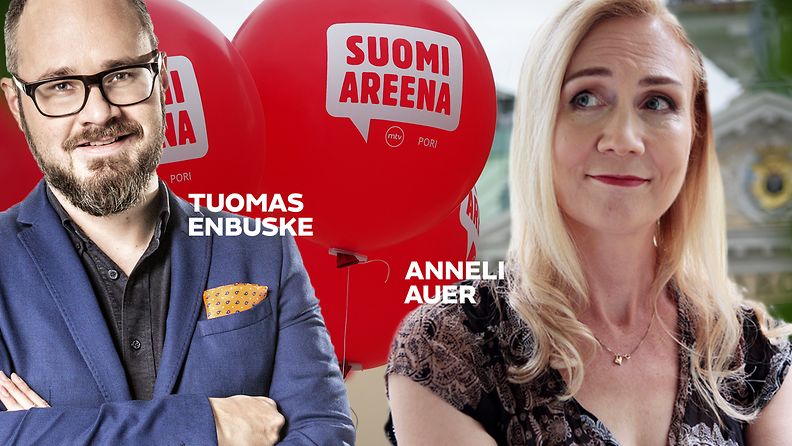 Tuomas Enbuske SuomiAreena Anneli Auer