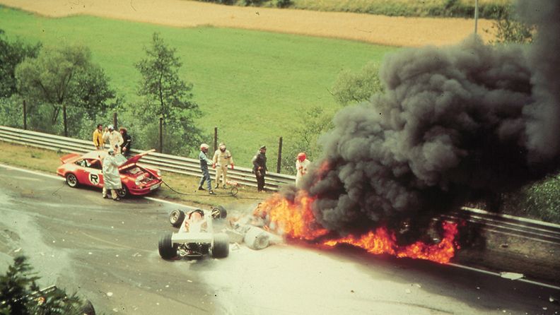 Niki Lauda 1976 onnettomuus