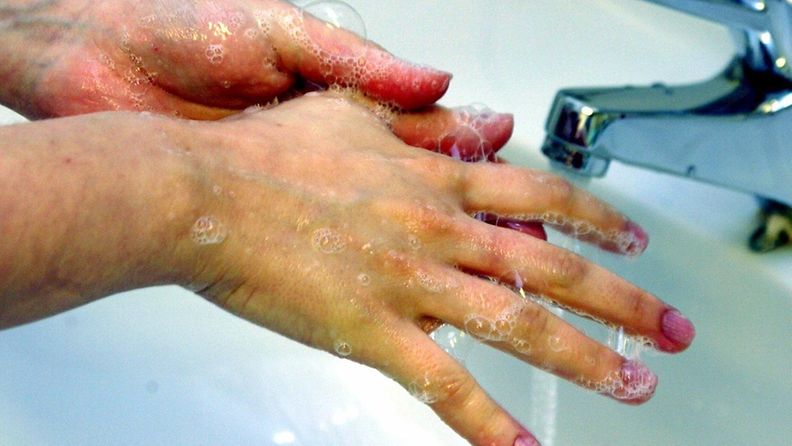 Käsien pesu, käsi, pesu, vessa