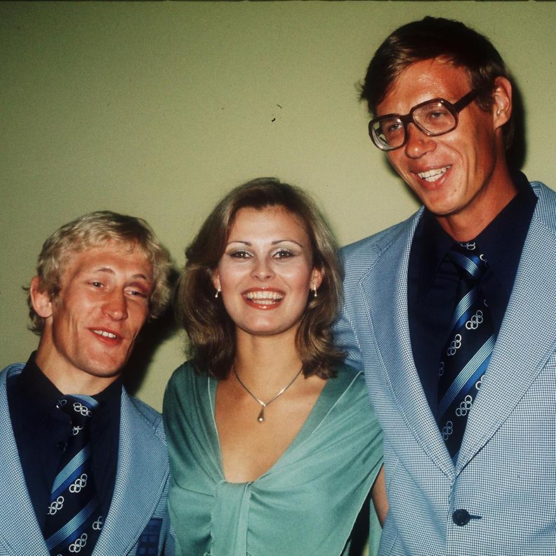 Pertti Ukkola, Anne Pohtamo ja Pertti Karppinen 1976.