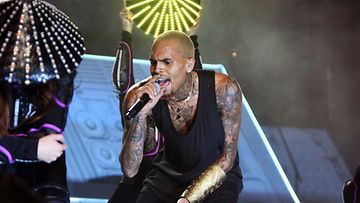 Chris Brown esiintyi Etelä-Afrikassa joulukuu 2012